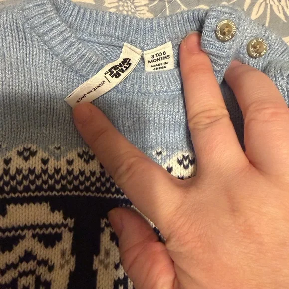 Star Wars Janie and Jack Knit Ones Piece - Picture 3 of 5